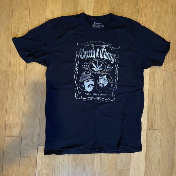 Cheech & Chong Black Tee - Picture 1 of 3